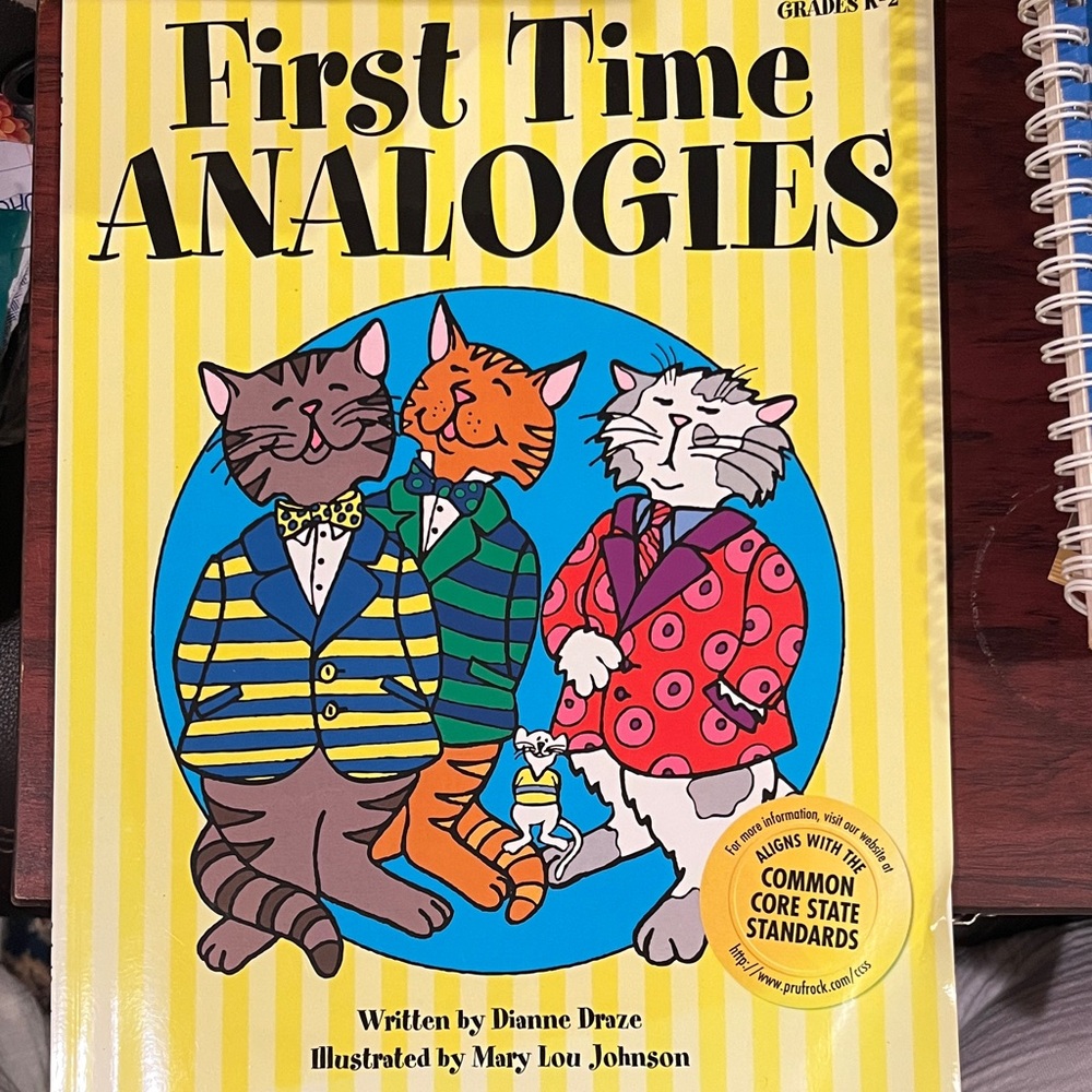 First Time Analogies Book
